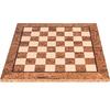 Ξύλινη Χειροποίητη Σκακιέρα WB50J- Wanlut burl & Oak inlaid handcrafted chessboard 50x50cm (Large)