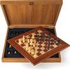 Σετ Σκάκι SW4234M - Mahogany Chess set 34x34cm (Small) with Staunton Chessmen 6.5cm King