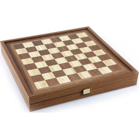 Τάβλι - Σκάκι  STP28E - Classic Style - 2 in 1 Combo Game in Wenge Wooden Case -Chess/Backgammon