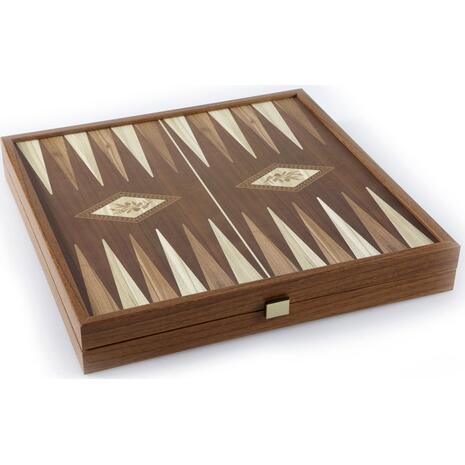 Τάβλι - Σκάκι  STP28E - Classic Style - 2 in 1 Combo Game in Wenge Wooden Case -Chess/Backgammon