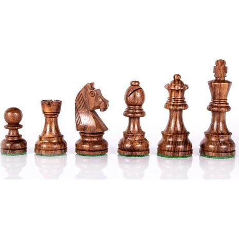 Πιόνια σκάκι ξύλινα με βάρος-  Staunton Wooden Weighted Chessmen f44b - Manopoulos