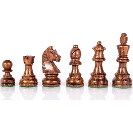 Πιόνια σκάκι ξύλινα με βάρος-  Staunton Wooden Weighted Chessmen f43b - Manopoulos