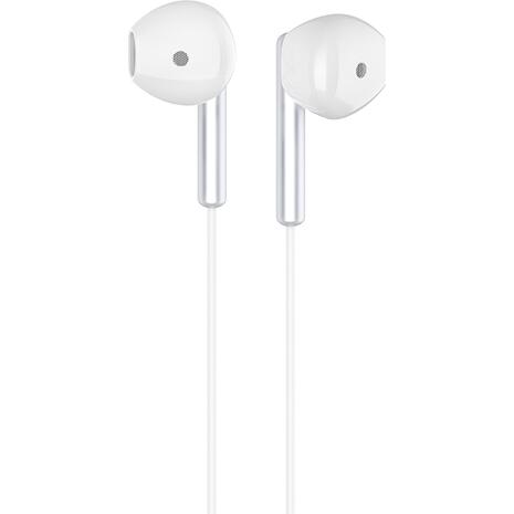 Ακουστικά Celebrat με μικρόφωνο 14mm, 3.5mm, 1.2m άσπρα (G6-WH)