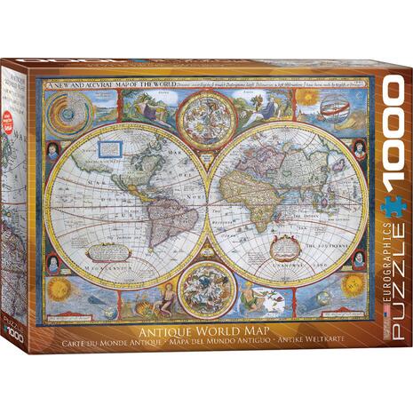 Πάζλ Eurographics 1000τεμ.Antique World Map Maps Collection