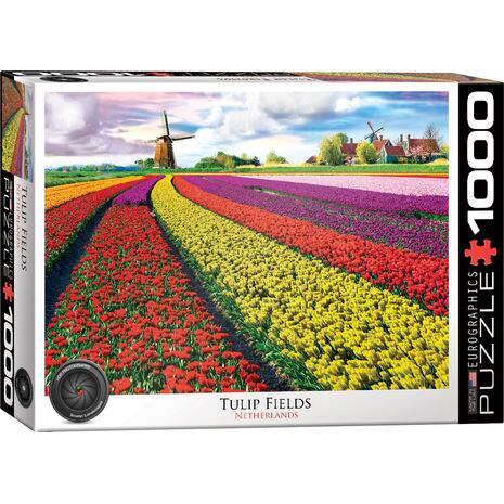Πάζλ Eurographics 1000τεμ. Tulip Field - Netherlands HDR Photography Series