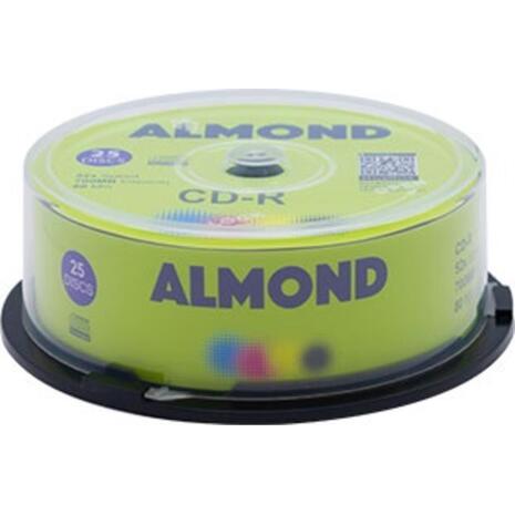 CD-R Almond 700mb 52x πομπινα (25 τεμαχίων)