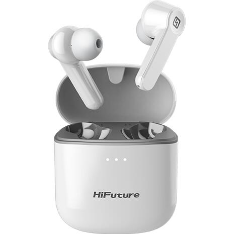 Ακουστικά HIFUTURE earphones FlyBuds, true wireless, με θήκη φόρτισης, λευκό (FLYBUDS-WH)