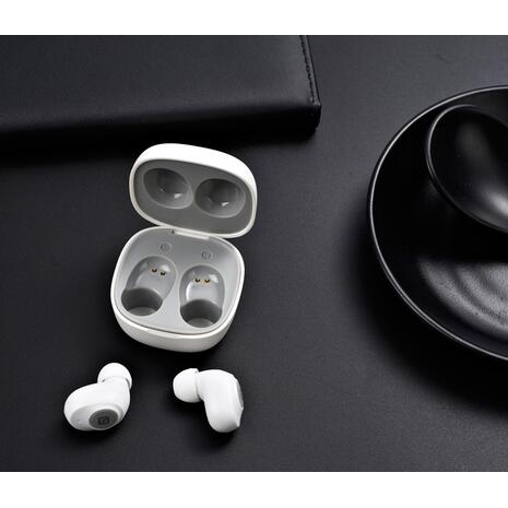 Ακουστικά HIFUTURE earphones AirBuds, true wireless, με θήκη φόρτισης, λευκά (AIRBUDS-WH)