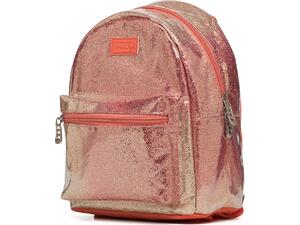 Σακίδιο πλάτης 1+1 θέσεων POLO Mini Queena Glitter σομον (9-07-159-8041 2020)