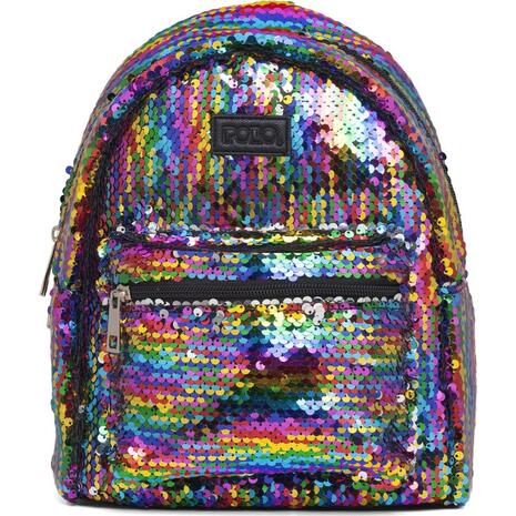 Σακίδιο πλάτης 1+1 θέσεων POLO Mini Queena Glitter Sequin (9-07-159-8042 2020)