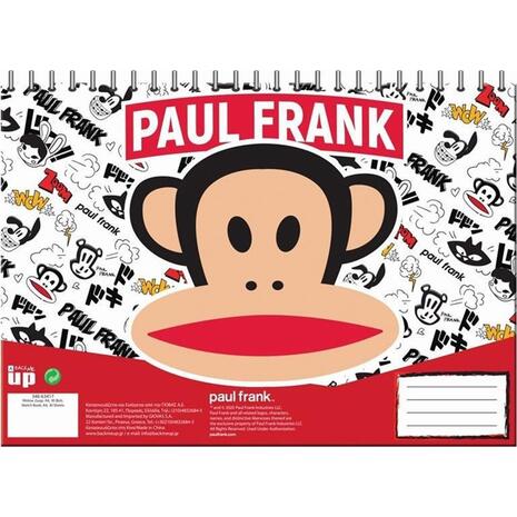 Μπλοκ Ζωγραφικής BMU Paul Frank Arcade-Comic Assorted 30 φύλλων Α4 (346-63417)