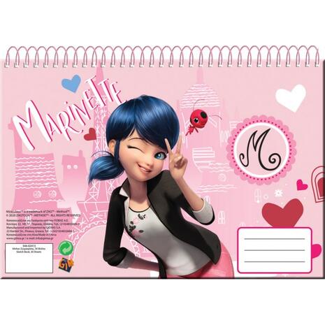 Μπλοκ Ζωγραφικής Ladybug Α4 30 φύλλων (346-04413)