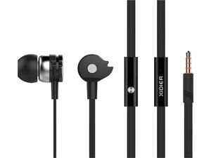 Ακουστικά με μικρόφωνο CELEBRAT D1, on/off, 10mm, 1.2m flat, μαύρα