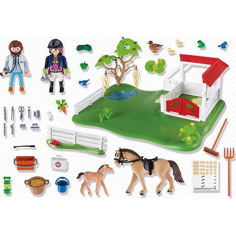 Στάβλος Αλόγων και Κτηνιατρείο Superset Playmobil