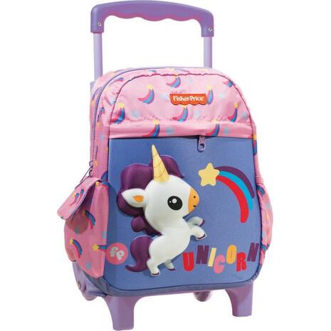 Σακίδιο τρόλεϋ GIΜ Fisher Price Unicorn Rainbow (349-08072)