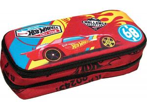 Κασετίνα οβάλ GIM Hot Wheels Challenge (349-25144)