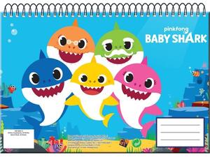 Μπλοκ Ζωγραφικής GIM Baby Shark Α4 30 φύλλων (334-64413)