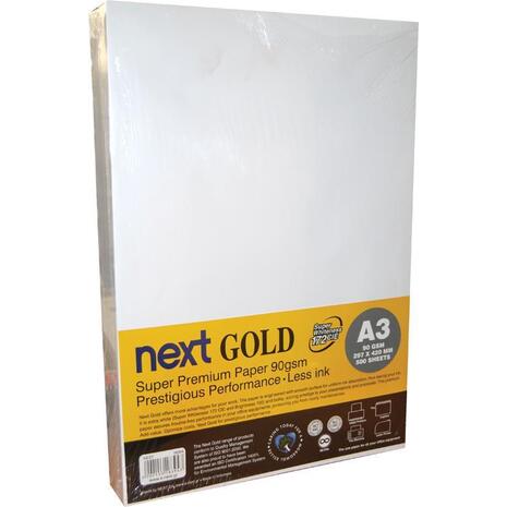 Χαρτί εκτύπωσης Next Gold Α3 90gr 500 φύλλα
