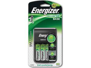 Φορτιστής Μπαταριών Energizer ACCU Recharge Base για AA/AAA με 4 ΑΑ Μπαταρίες 1300mAh και LED Ένδειξη Φόρτισης