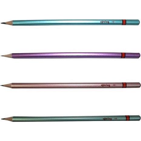Μολύβι γραφίτη Rotring Metallic HB σε διάφορα χρώματα