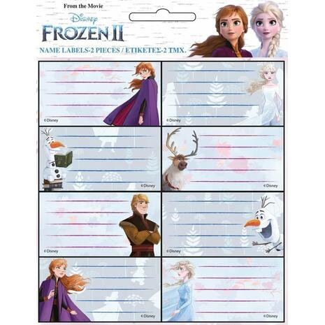 Σχολικές ετικέτες GIM FROZEN 2 (συσκευασία 16 ετικετών) (771-81046)