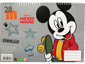 Μπλοκ Ζωγραφικής GIM Mickey 23x33cm 40 φύλλων με αυτοκόλλητα (340-82416)