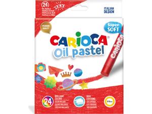 Λαδοπαστέλ CARIOCA Super Soft (24 τεμάχια) (Διάφορα χρώματα)