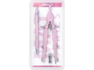 Σετ διαβήτης-Μηχανικό μολύβι Aristo ματ ροζ