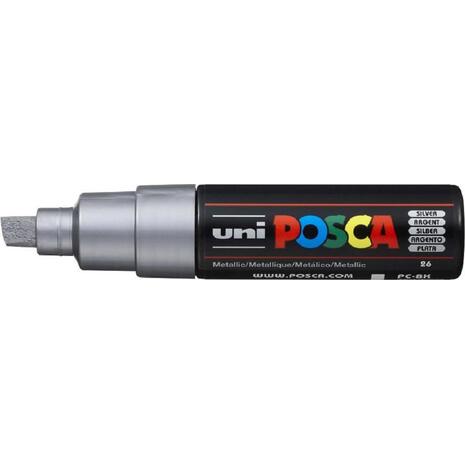 Μαρκαδόρος posca pc-8k silver