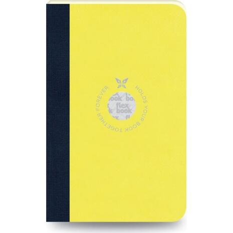 Σημειωματάριο flex global smartbook ριγέ 9x14cm κίτρινο