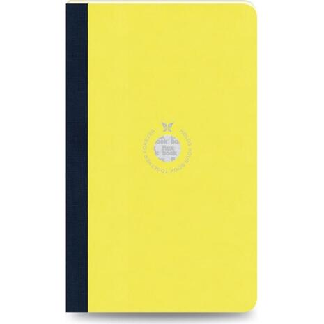 Σημειωματάριο flex global smartbook ριγέ 13x21cm κίτρινο
