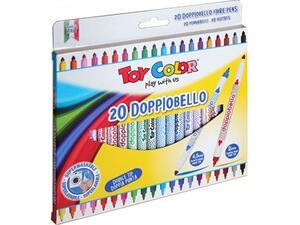 Μαρκαδόροι ζωγραφικής TOY COLOR Bello 20 dopplobello