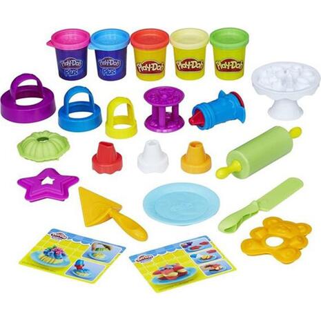 Play Doh Kitchen Creations Frost 'n Fun Cakes Bakin Set B9741