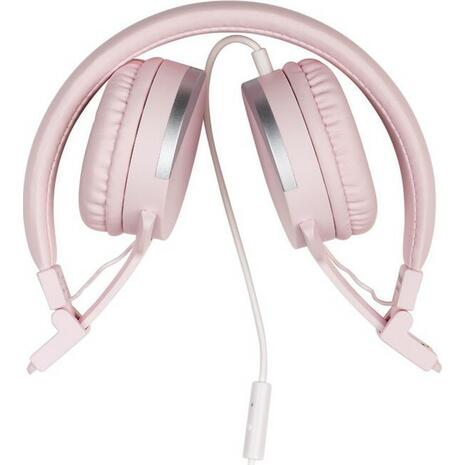 Ακουστικά Meliconi με μικρόφωνο metal pink