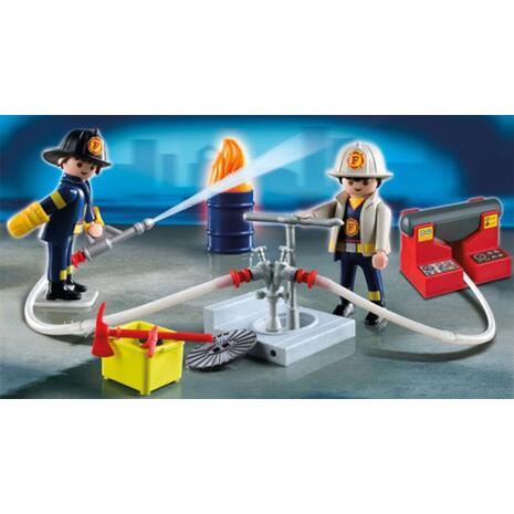 Βαλιτσάκι Playmobil Πυροσβέστες - Αντλία