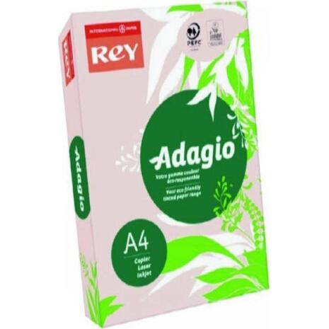 Χαρτί εκτύπωσης Adagio Α4 160gr 250 φύλλα pale pink