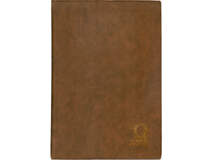 Ημερολόγιο ημερήσιο δετό Ωμέγα 17x25cm 2025 με πλαστικό κάλυμμα διάφορα χρώματα