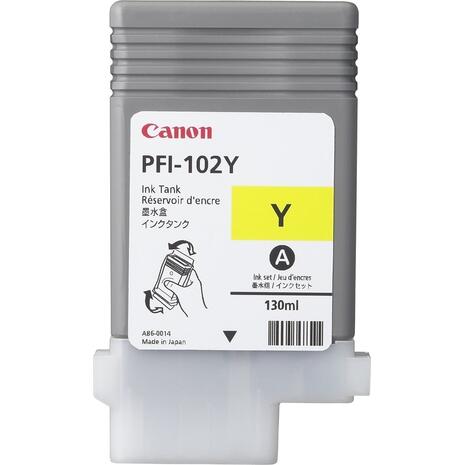 Μελάνι εκτυπωτή CANON PFI-102Y Yellow 130ml 0898B001