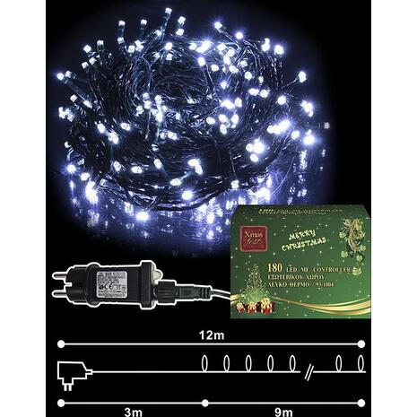 180 led Λευκά Λαμπάκια Εσωτερικού Και Εξωτερικού Χώρου