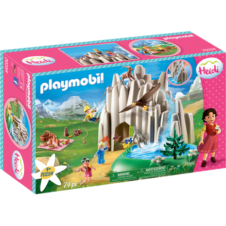 Playmobil Η Χάιντι, Ο Πέτερ και Η Κλάρα Στην Κρυστάλλινη Λίμνη 70254