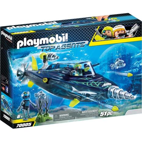 Playmobil Σκάφος Υποβρύχιων Καταστροφών της Shark Team 70005