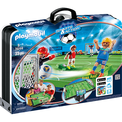 Playmobil Γήπεδο Ποδοσφαιράκι Βαλίτσα 702444