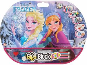 Σετ Ζωγραφικής Gigablock  5 σε 1 Frozen