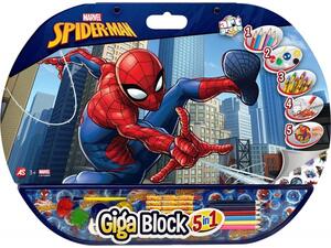 Σετ Ζωγραφικής Giga Block 5 σε 1 Spiderman