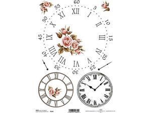 Ριζόχαρτο για Decoupage  "clocks 1" 21x29εκ