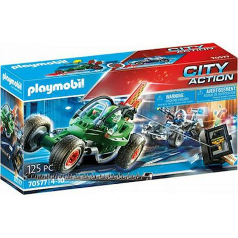 Playmobil City Action Αστυνομική Καταδίωξη Go-Kart (70577)