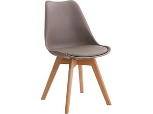 Καρέκλα, MARTIN , Ξύλο / PP SandBeige - Μονταρισμένη Ταπετσαρία [Ε-00020855] ΕΜ136,94 (1 τεμάχιο)