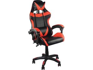 BF7850 Gaming Πολυθρόνα Γραφείου Διευθυντή Pu Μαύρο-Κόκκινο (ΕΟ582,1) (Κόκκινο)