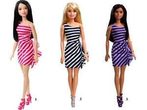 Barbie Μοντέρνα Φορέματα Με Αξεσουάρ