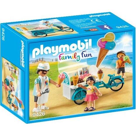 Playmobil Παγωτατζής Με Ποδήλατο Ψυγείο - Ice Cream Cart 9426